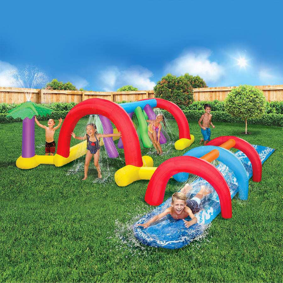 Kids Backyard Slide
 Water Park Inflatable Games Backyard Slides Toys Outdoor