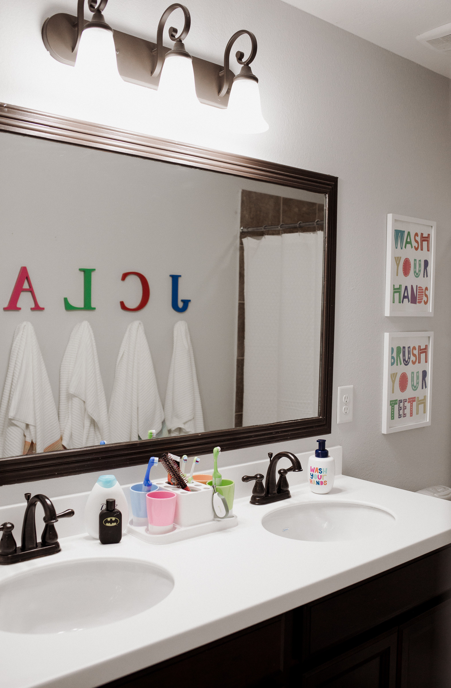 Kids Bathroom Ideas
 Our Kids d Bathroom Decor Makeover Uptown with Elly