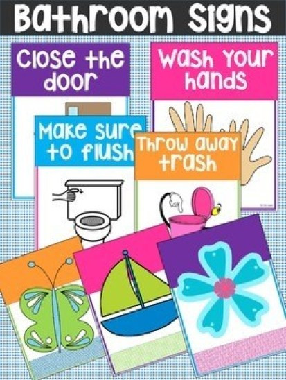Kids Bathroom Signs
 Printable Bathroom Rules & Reminder Signs – Do Your Kids