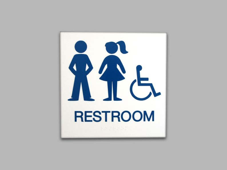 Kids Bathroom Signs
 ADA Restroom Signs ADA Bathroom Signs Uni Signs