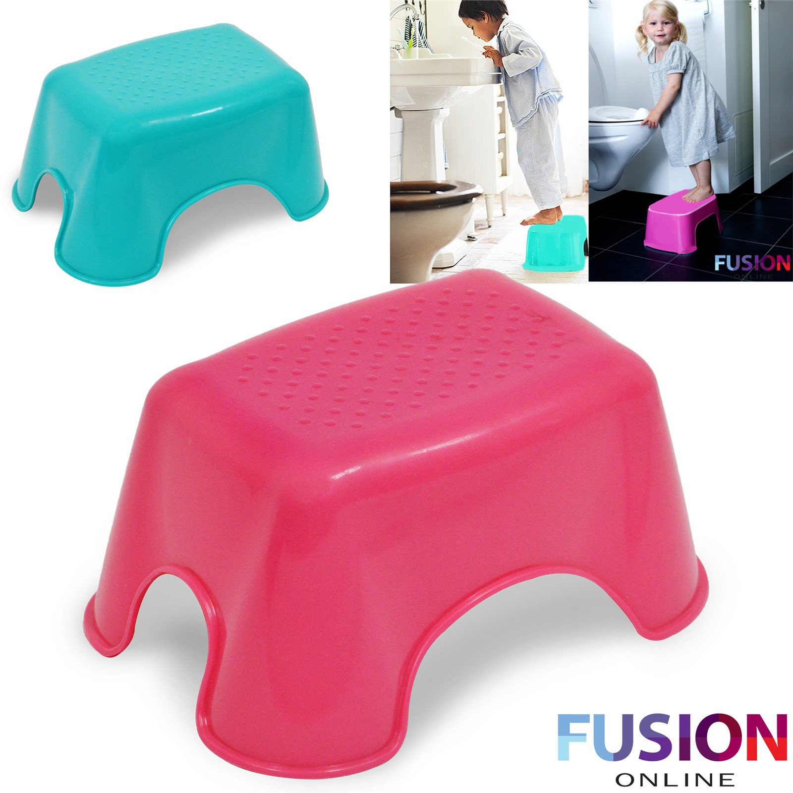 Kids Bathroom Step Stools
 KIDS STEP STOOL STURDY BATHROOM HOME TOILET MULTI PURPOSE