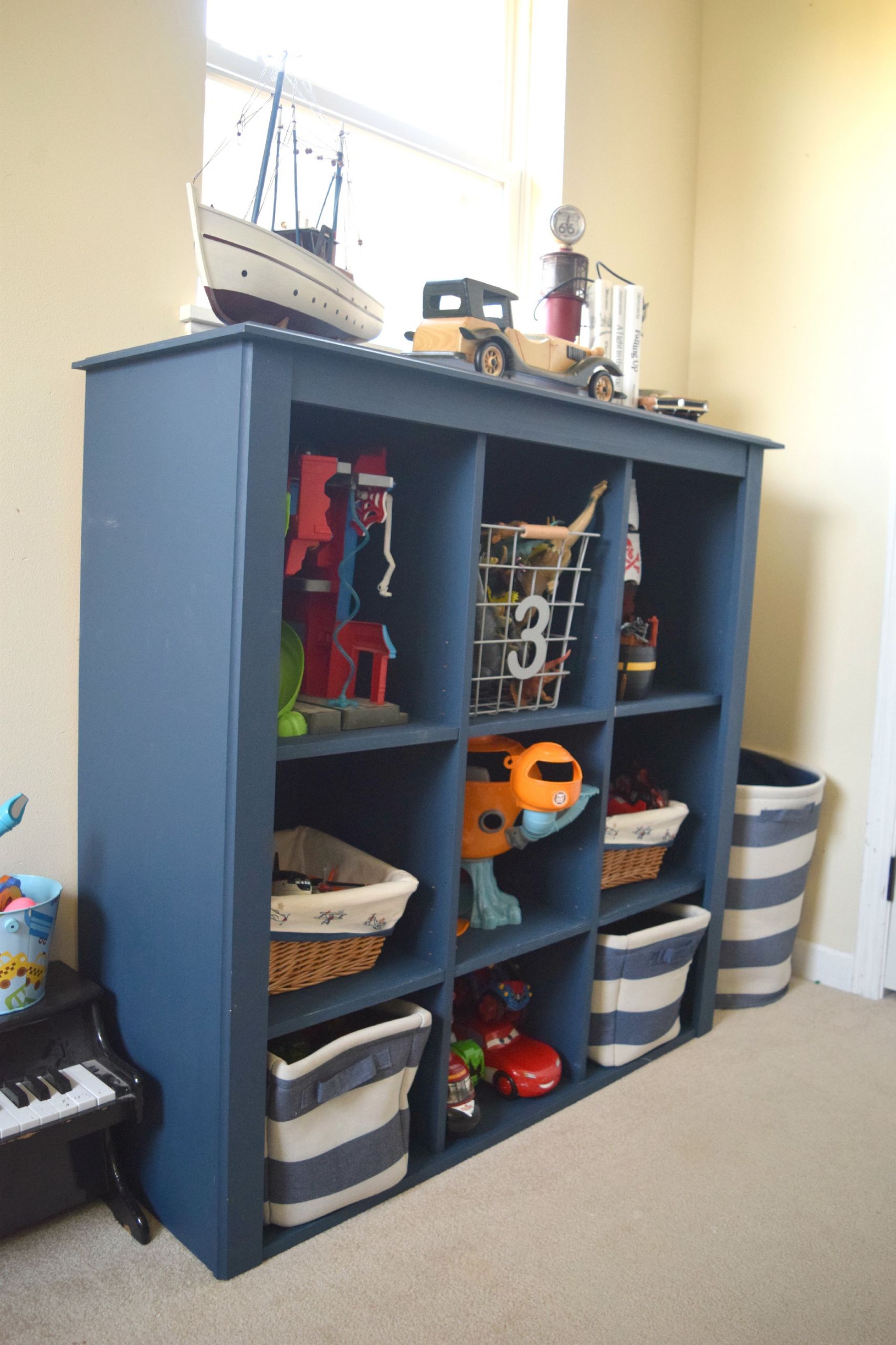 Kids Bedroom Storage
 Toy storage bookshelf redo • Our House Now a Home
