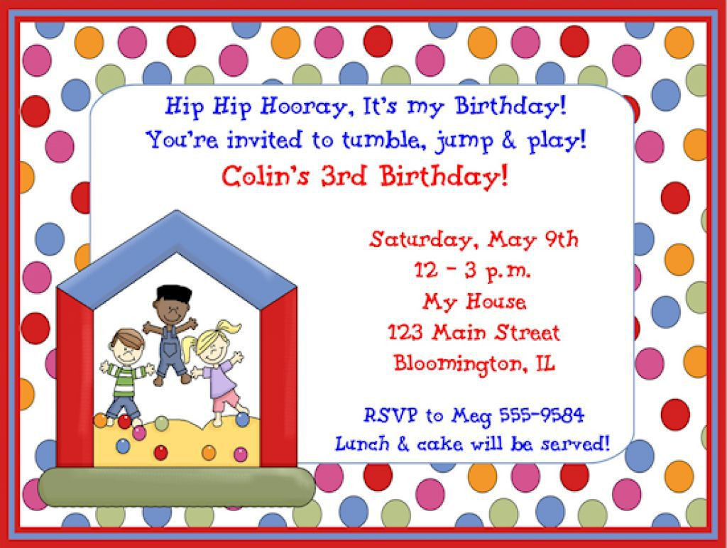 Kids Birthday Invitations
 FREE Kids Birthday Party Invitations – FREE Printable