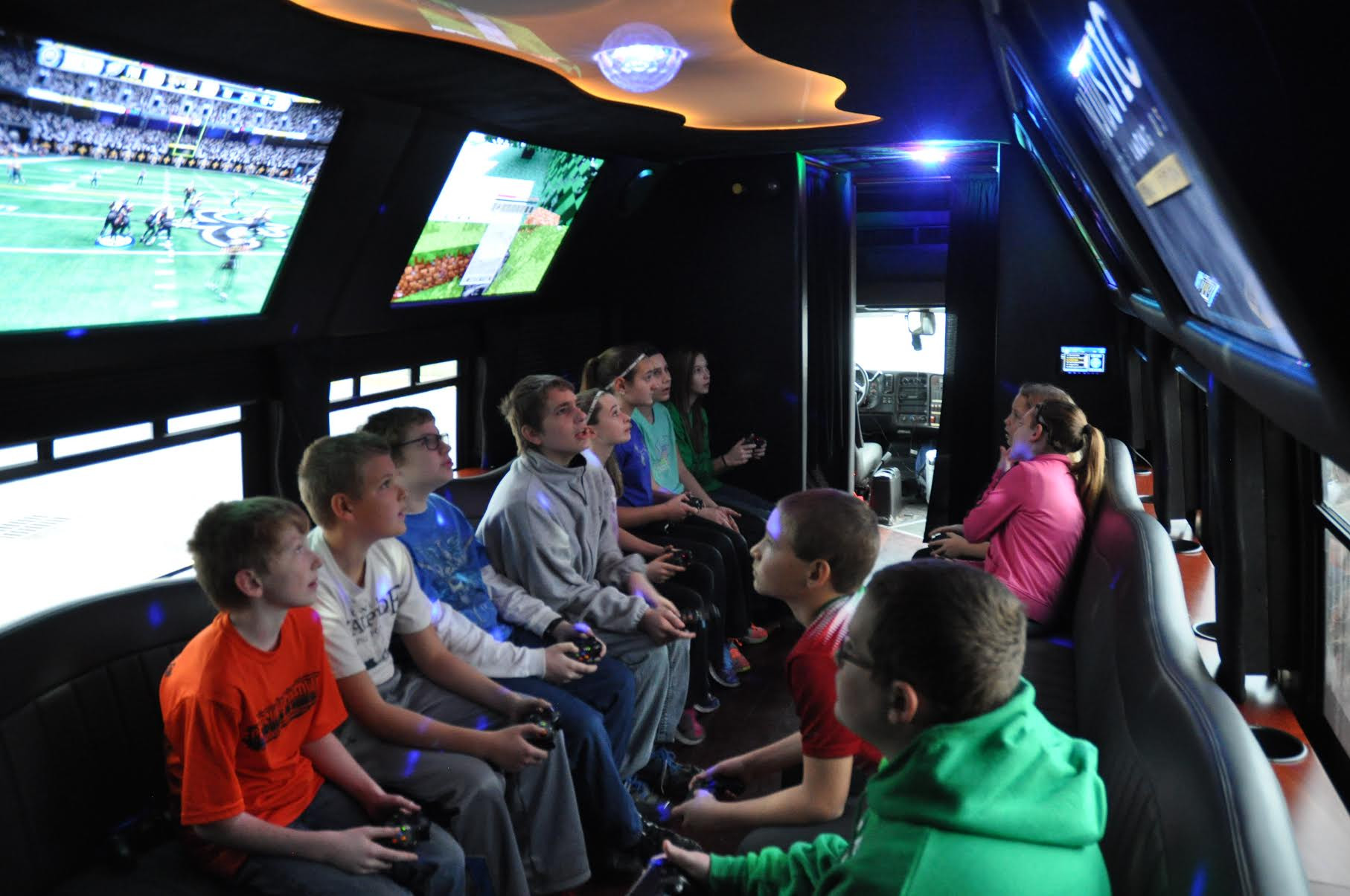 Kids Birthday Party Buses
 Video Game Truck Party Bus