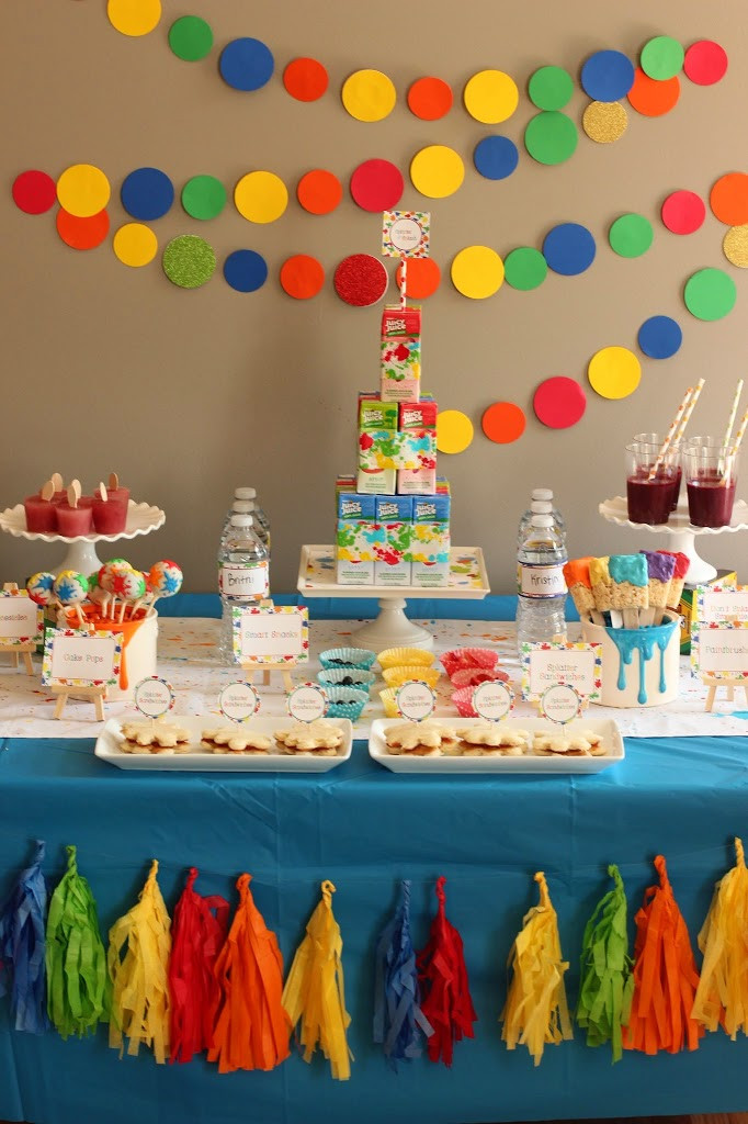 Kids Birthday Party Decoration Ideas
 Incredible Art and Paint Party Ideas Kids Will Go Crazy For