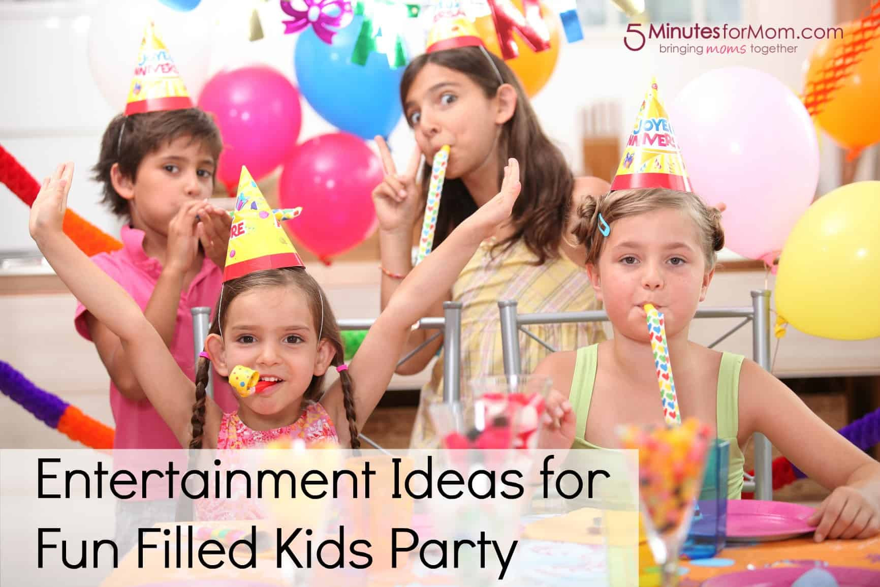 Kids Birthday Party Entertainers
 Entertainment Ideas for Fun Filled Kids Party 5 Minutes