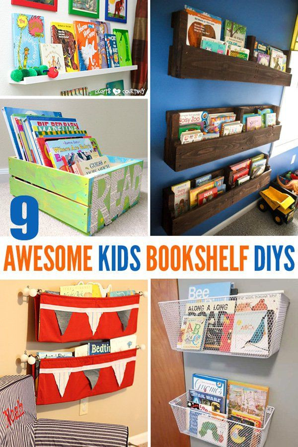 Kids Bookshelves DIY
 9 Awesome DIY Kids Bookshelves