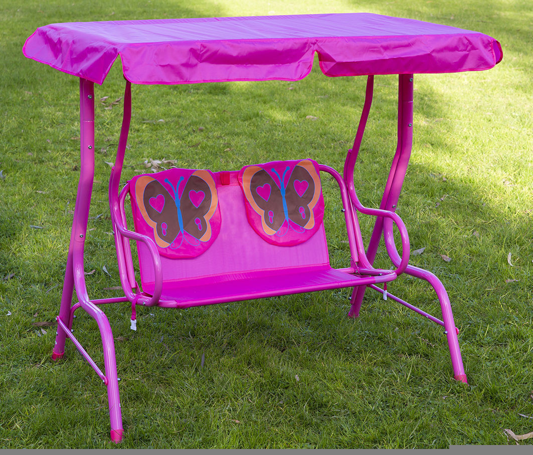 Kids Canopy Chair
 Kids Swing Chair Butterfly Pattern Canopy Chair Hanging