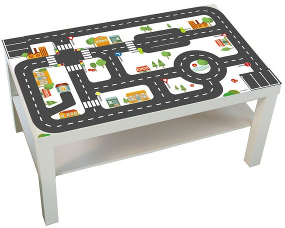 Kids Car Table
 Kids room Furniture sticker Small City for IKEA