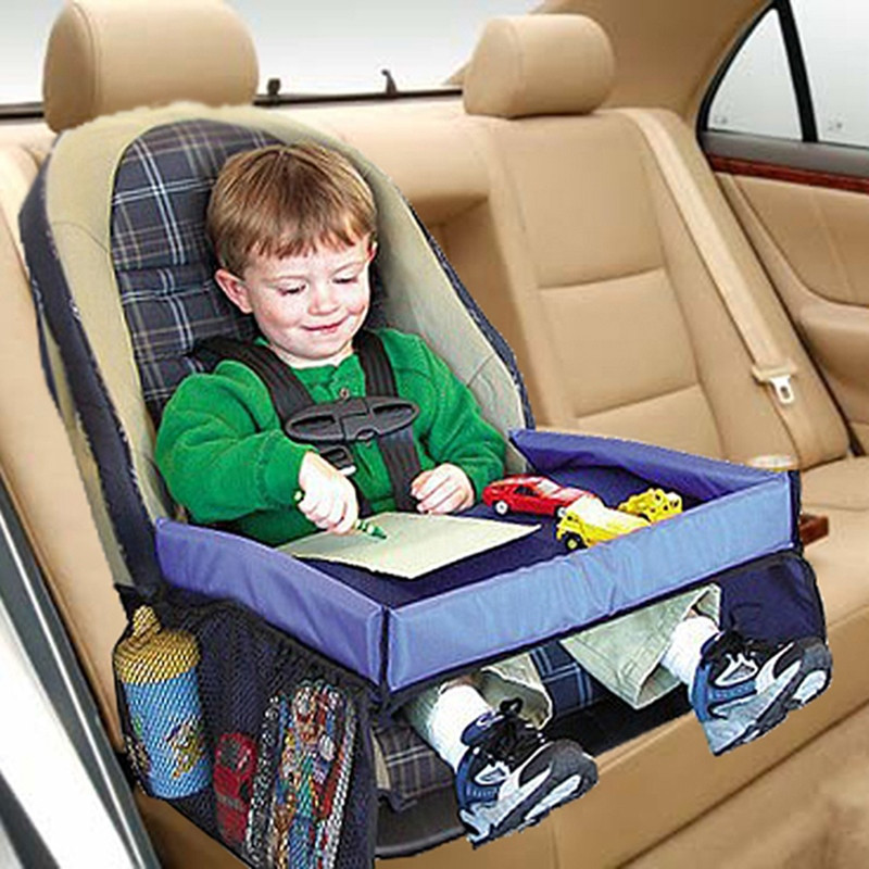 Kids Car Table
 Waterproof table Car Seat Tray Storage Kids Toys Infant