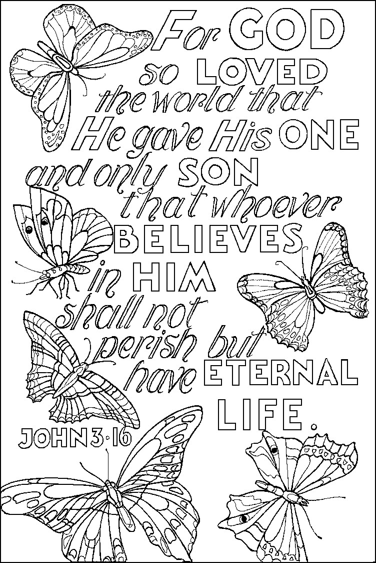 Kids Christian Coloring Pages
 Free Printable Christian Coloring Pages for Kids Best