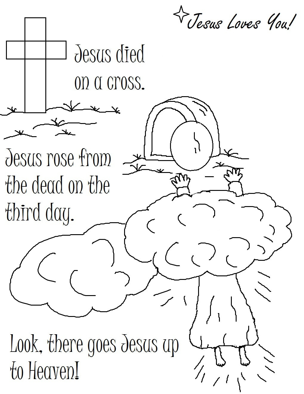 Kids Christian Coloring Pages
 Free Printable Christian Coloring Pages for Kids Best