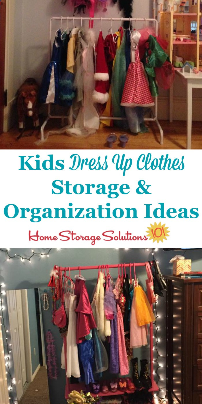 Kids Clothes Storage
 Kids Dress Up Clothes Storage & Organization Ideas