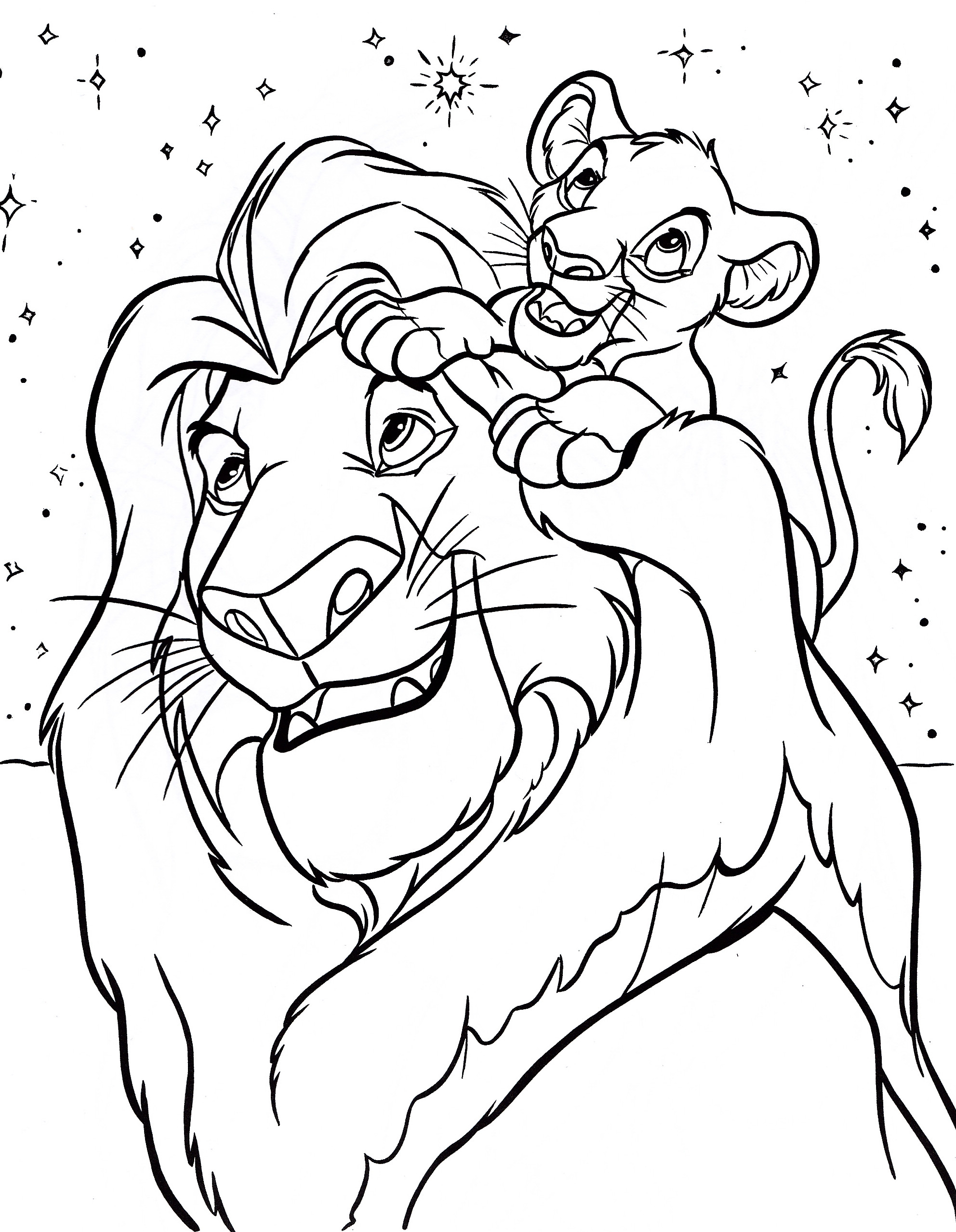 Kids Coloring Pages Free
 Free Printable Simba Coloring Pages For Kids