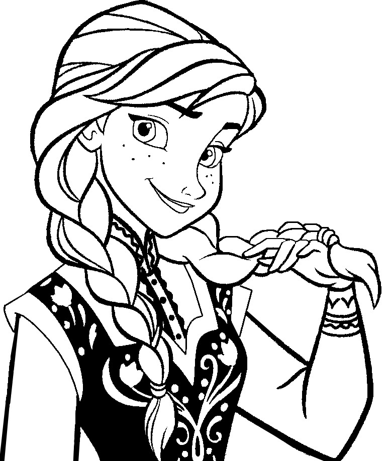 Kids Coloring Pages Frozen
 Free Printable Frozen Coloring Pages for Kids Best