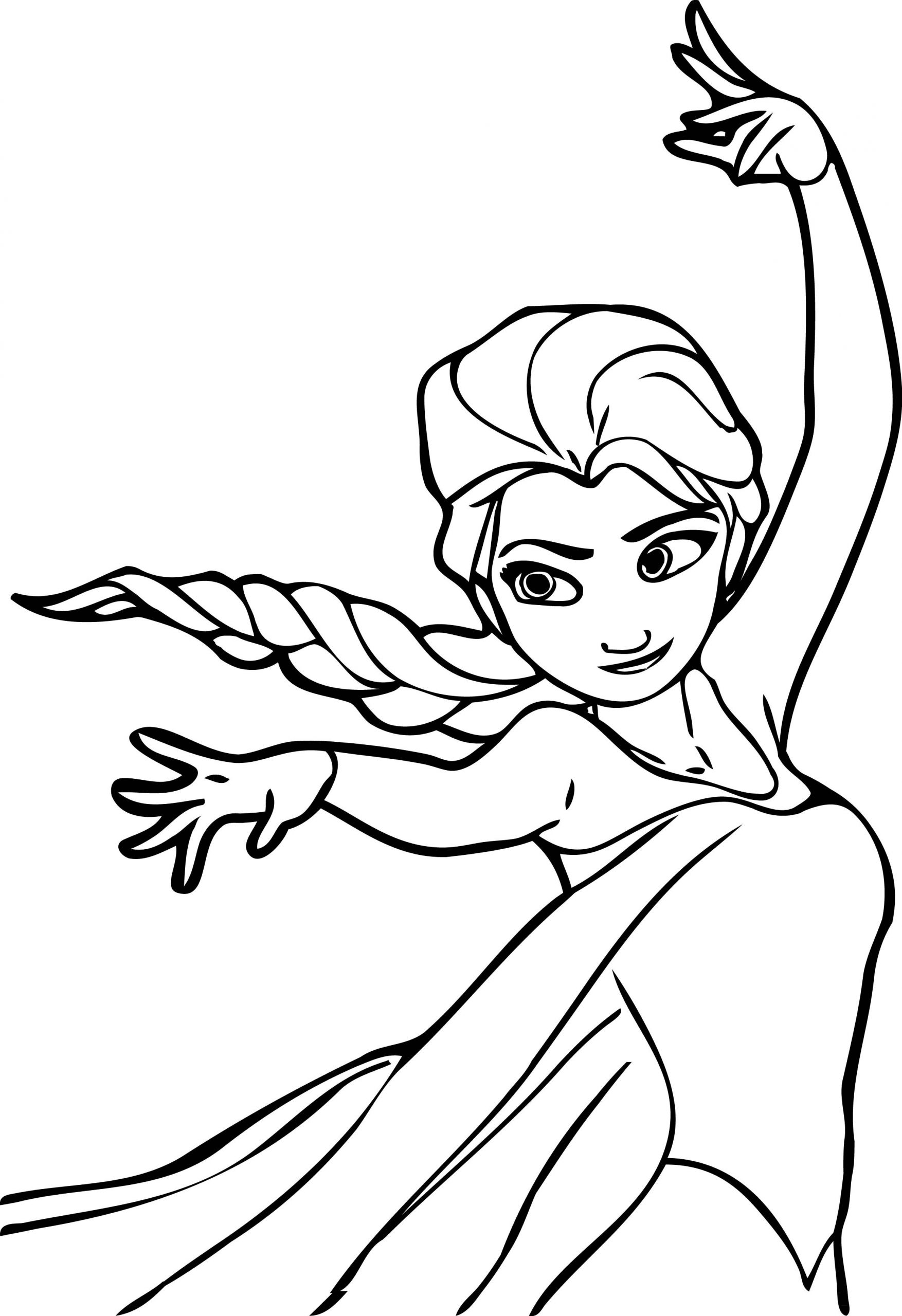 Kids Coloring Pages Frozen
 Free Printable Elsa Coloring Pages for Kids Best