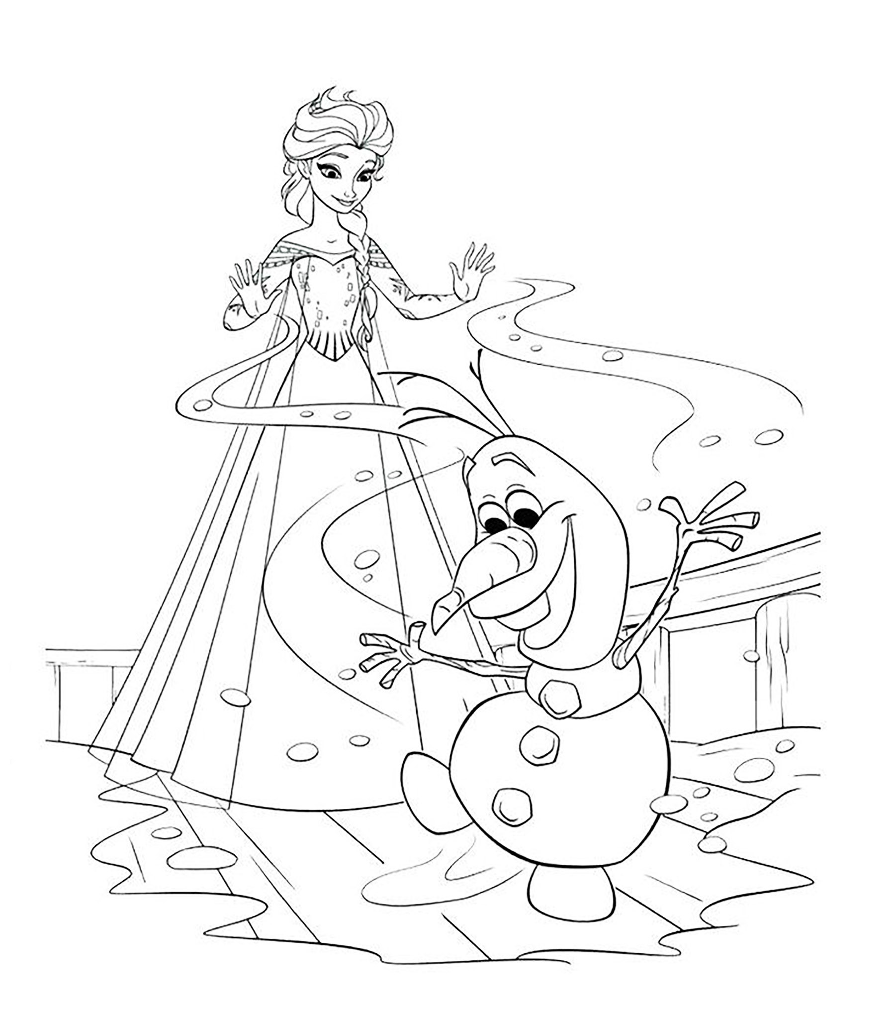 Kids Coloring Pages Frozen
 Frozen free to color for children Frozen Kids Coloring Pages