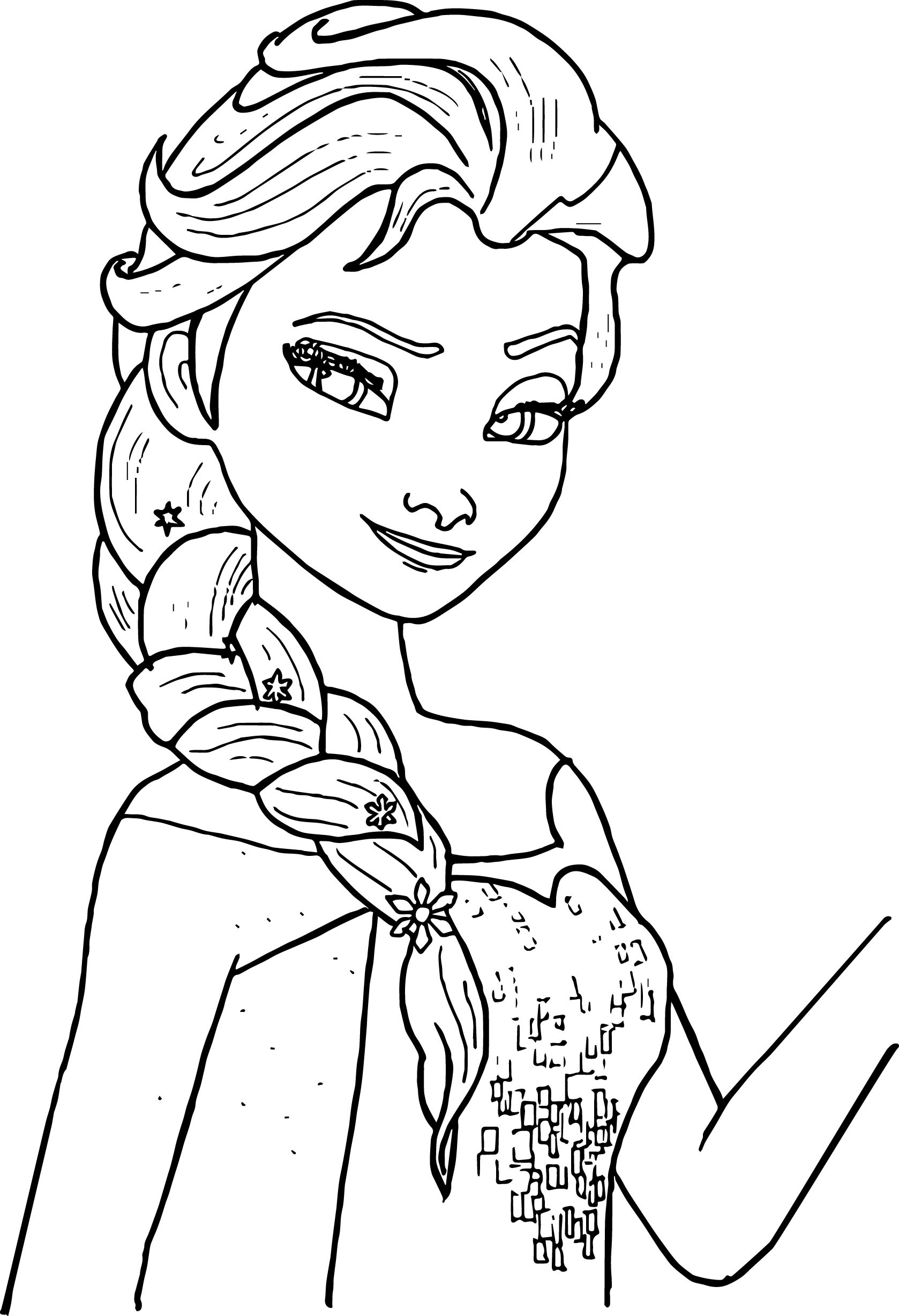 Kids Coloring Pages Frozen
 Free Printable Elsa Coloring Pages for Kids Best