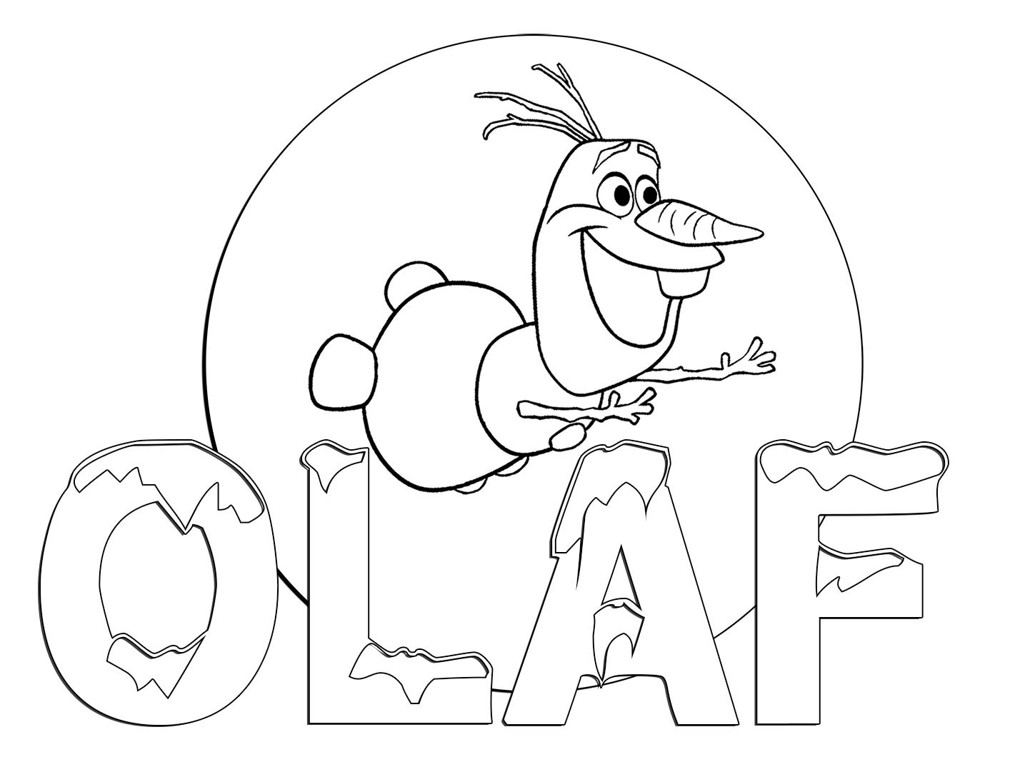 Kids Coloring Pages Frozen
 Free Printable Frozen Coloring Pages for Kids Best