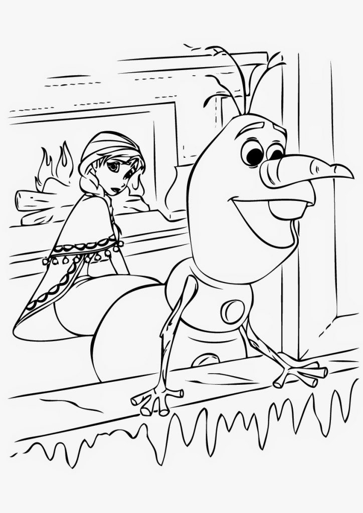 Kids Coloring Pages Frozen
 Frozens Olaf Coloring Pages Best Coloring Pages For Kids