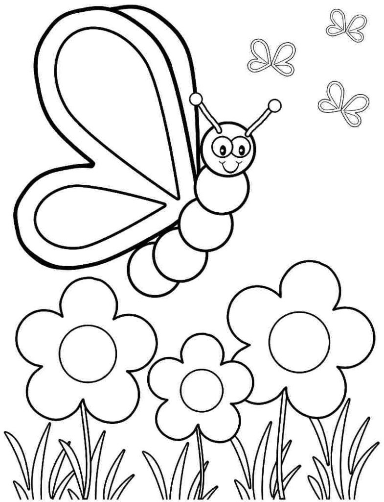 Kids Coloring Pages Pdf
 Coloring Pages Great Spring Coloring Pages Download And