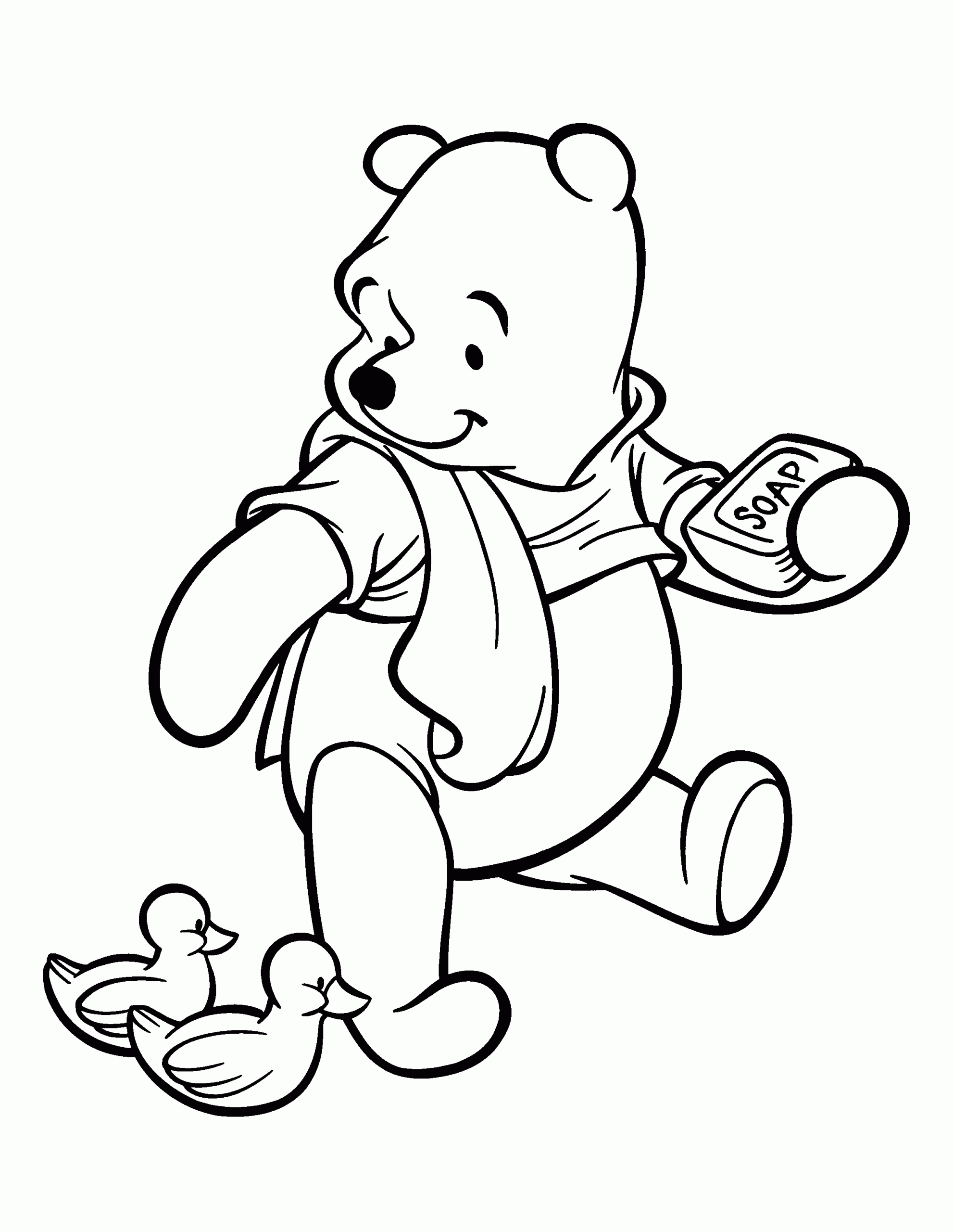 Kids Coloring Pages Pdf
 Free Printable Winnie The Pooh Coloring Pages For Kids