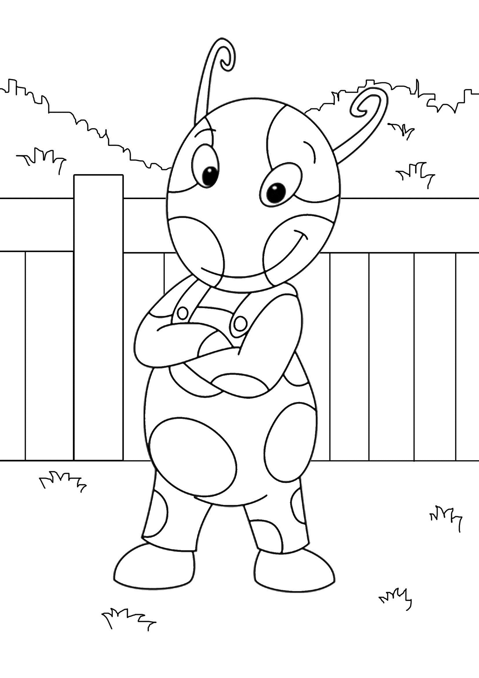 Kids Coloring Pages Printable
 Free Printable Backyardigans Coloring Pages For Kids