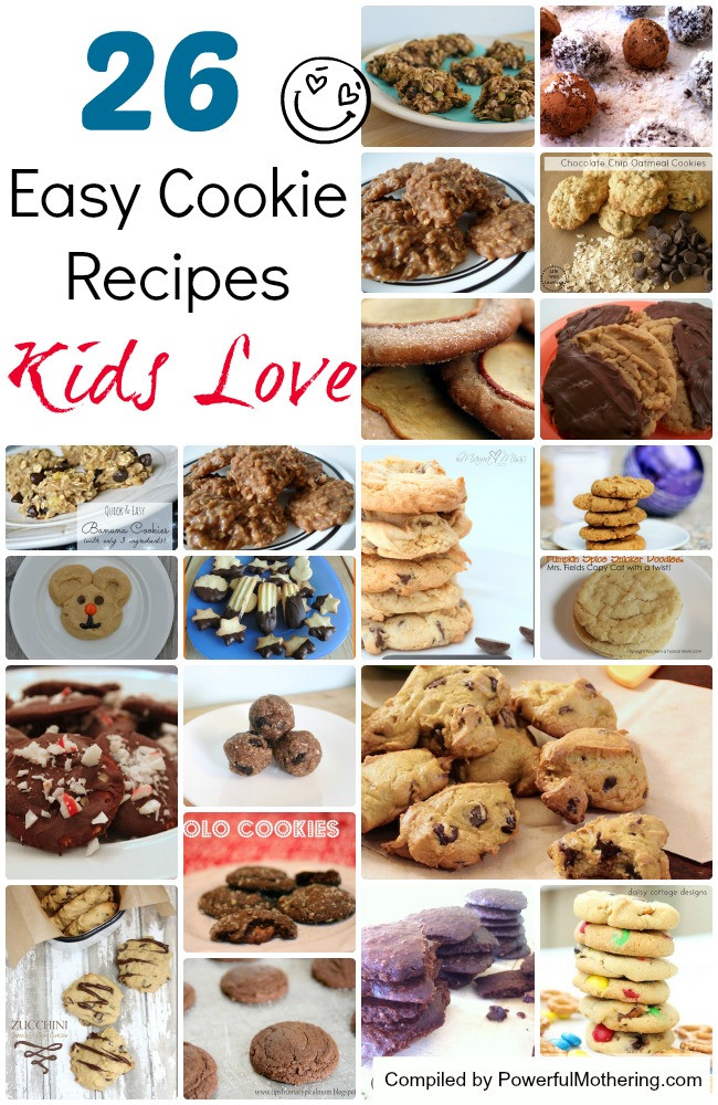 Kids Cookie Recipes
 Simple Easy Cookie Recipes that your Kids will Love you for