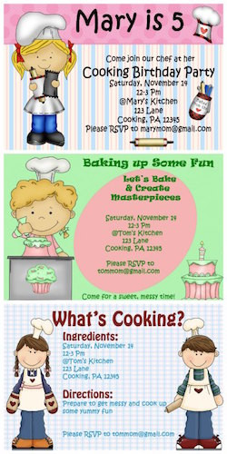 Kids Cooking Party
 Kids cooking party ideas tips and menu for a hands on