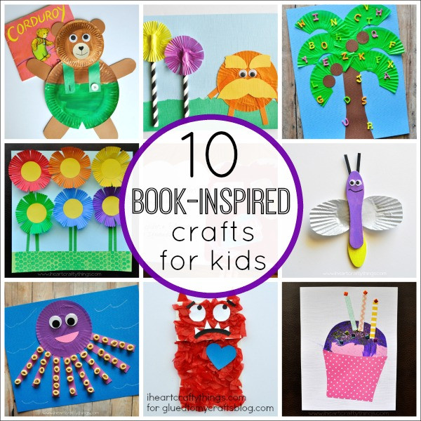 Kids Craft Book
 Book Inspired Kid Crafts Roundup I Heart Crafty Things