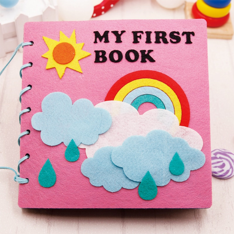 Kids Craft Book
 Montessori Early Education Baby Felt Book Kindergarten