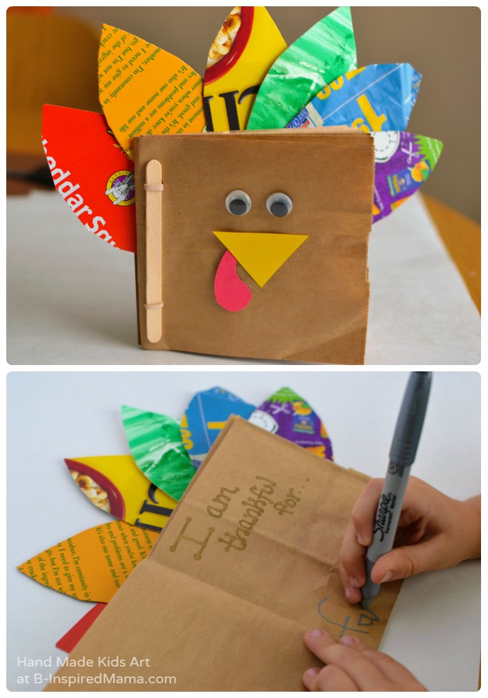 Kids Craft Book
 Thanksgiving Crafts for Kids A Thankful Turkey Book