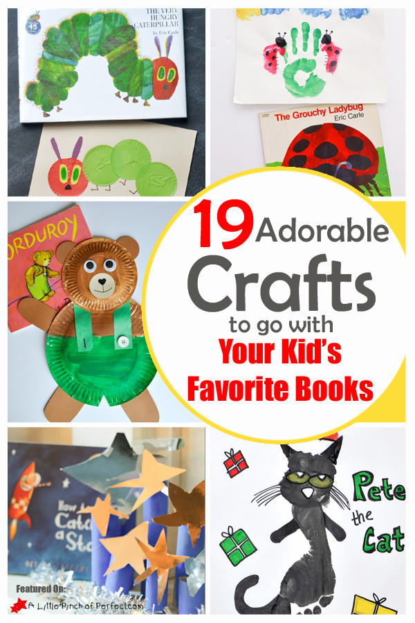Kids Craft Book
 19 Adorable Crafts To Go With Your Kids Favorite Books
