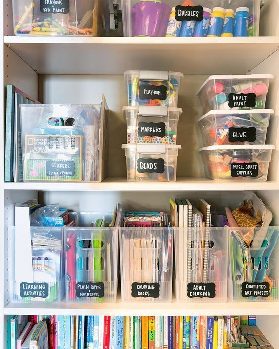 Kids Craft Organizer
 20 Creative Ideas to Organize Your Craft Room