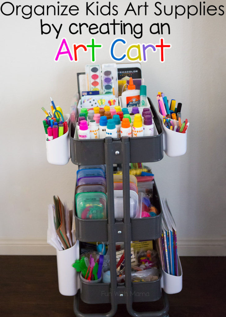 Kids Craft Organizer
 Kids Art Cart With Ikea Raskog Fun with Mama