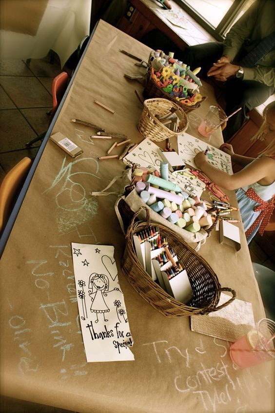 Kids Craft Table Ideas
 The Best Kids Table Ideas For Your Wedding Rustic