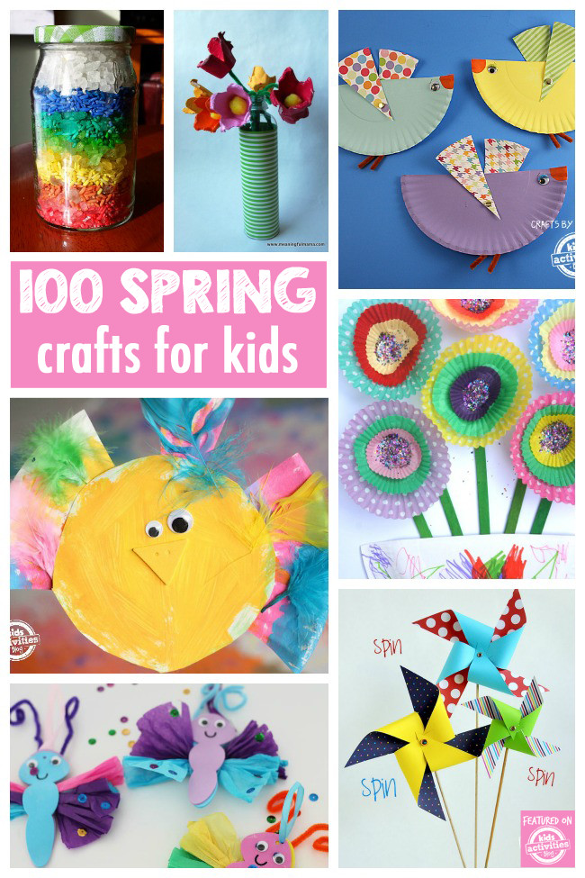 Kids Crafts And Activities
 100 Gorgeous Spring Crafts