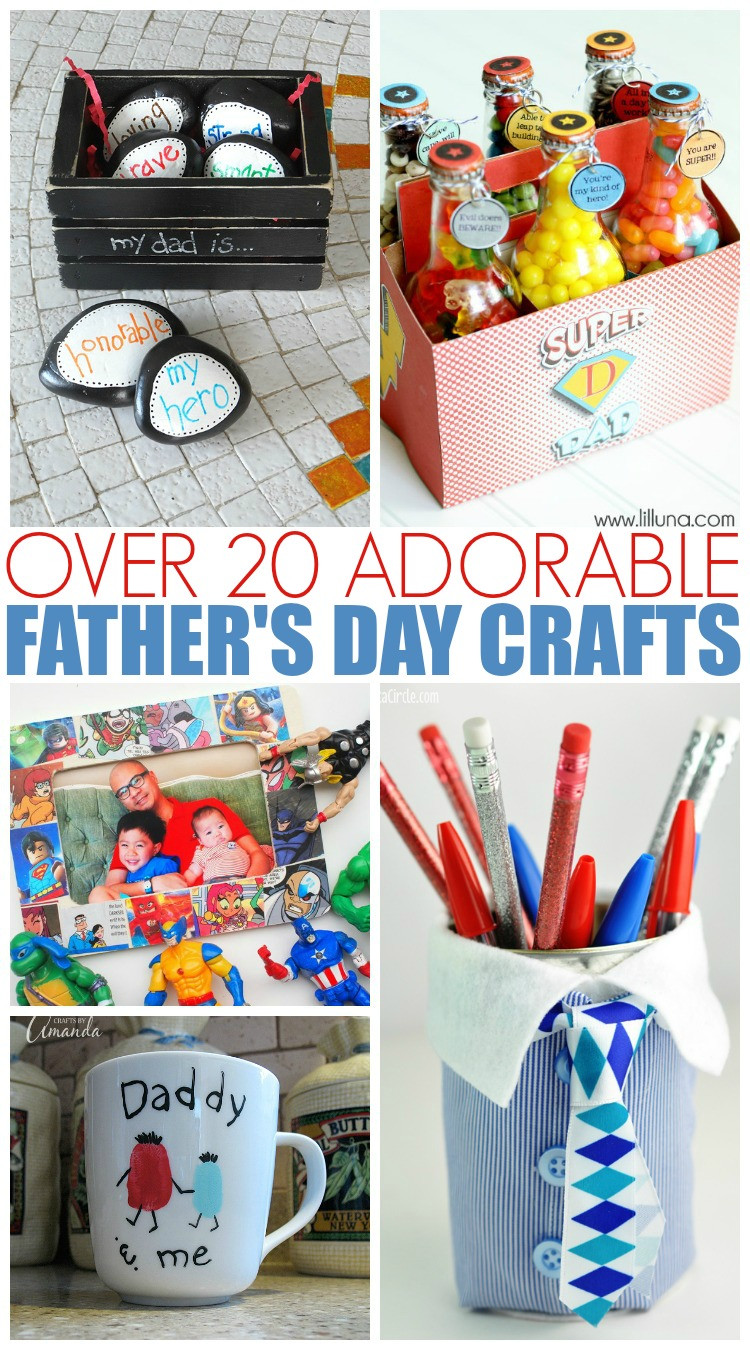 Kids Crafts For Daddy
 20 Easy Father s Day Crafts for Kids The Mom Creative