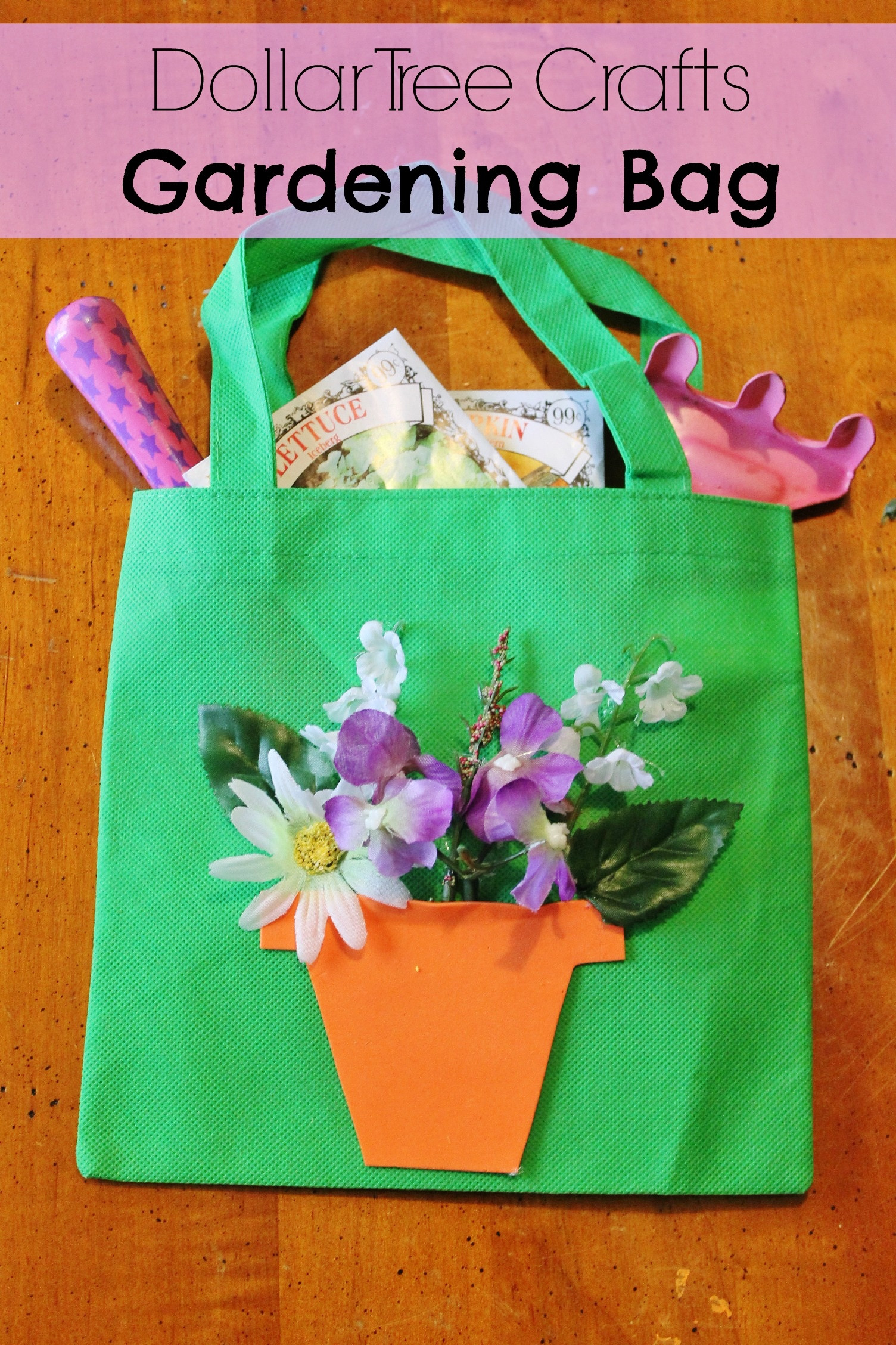 Kids Crafts Stores
 DIY Gardening Tote Bag Dollar Store Spring Craft for Kids