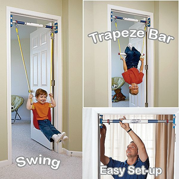 Kids Door Swing
 Rainy Day Indoor Swing Set Doorway Swing Indoor Trapeze