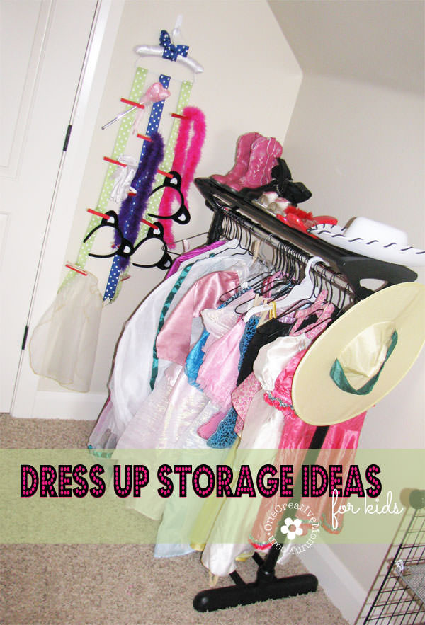 Kids Dressing Up Storage
 Dress Up Storage Ideas for Kids onecreativemommy