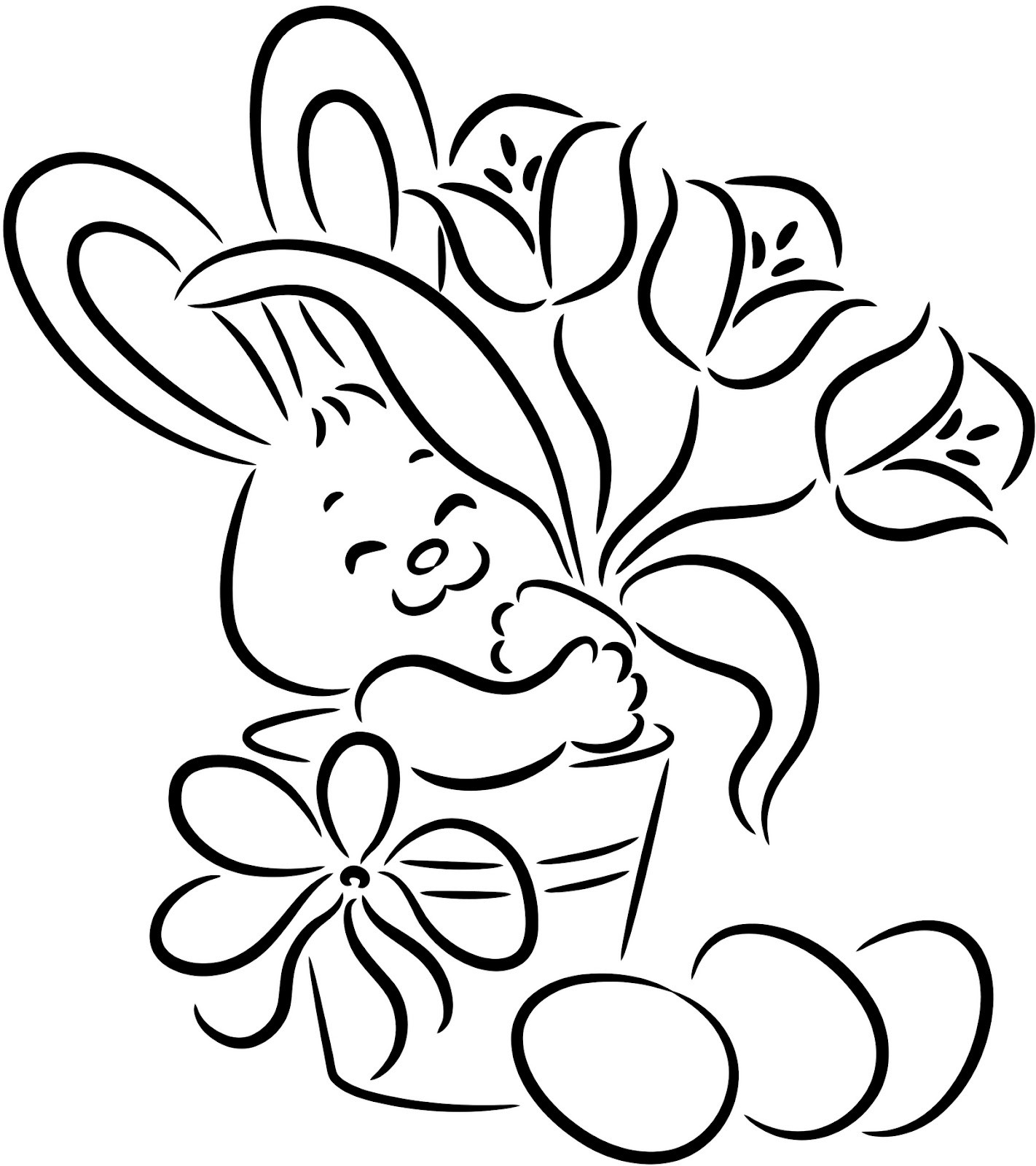 Kids Easter Coloring Pages
 Easter Coloring Pages For Kids