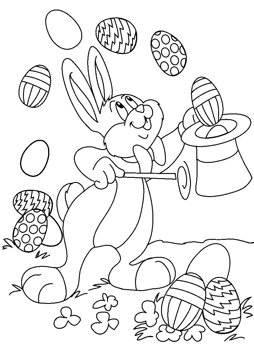 Kids Easter Coloring Pages
 Free Easter Printable Coloring Pages for Kids – Easter