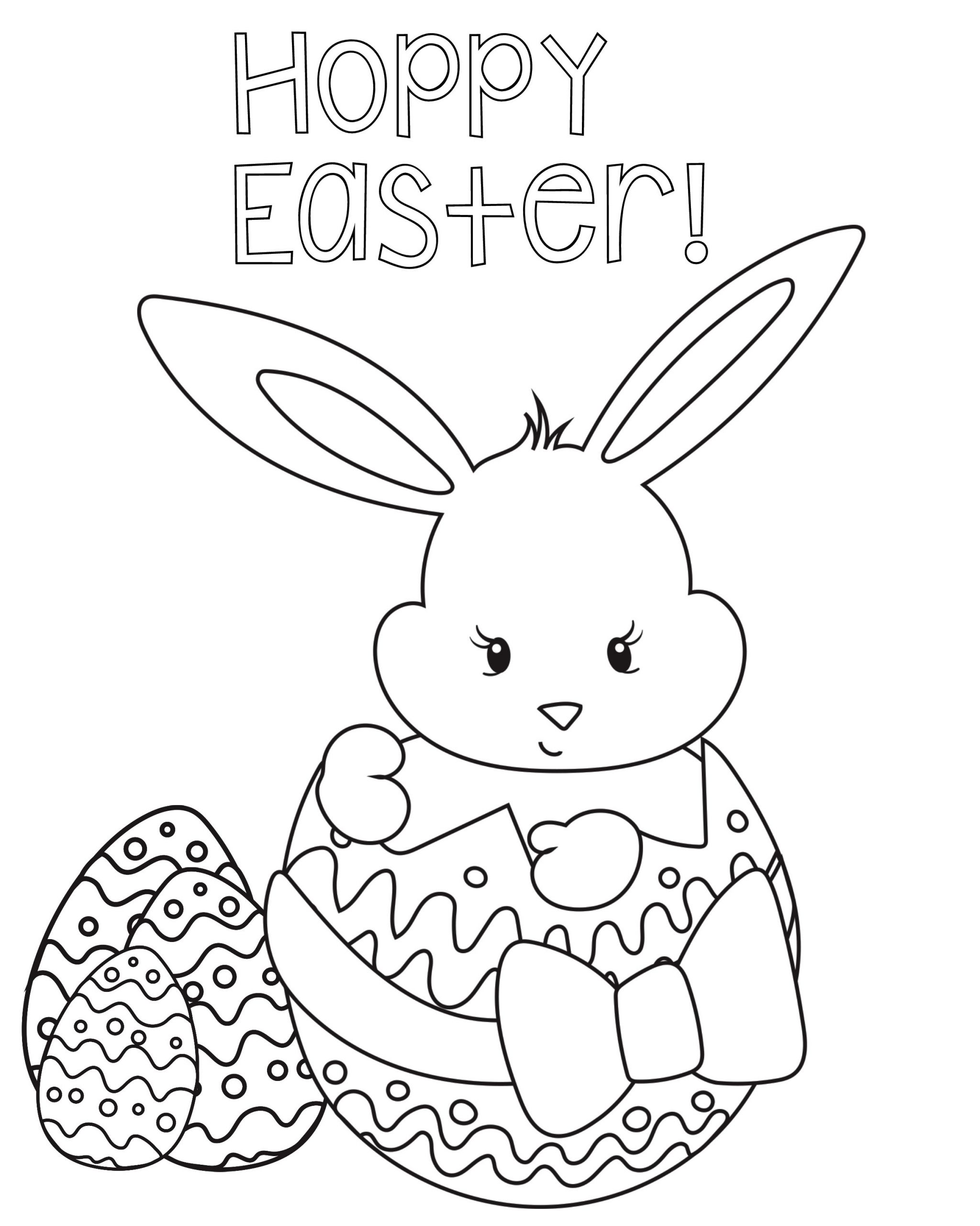 Kids Easter Coloring Pages
 Happy Easter Coloring Pages Best Coloring Pages For Kids