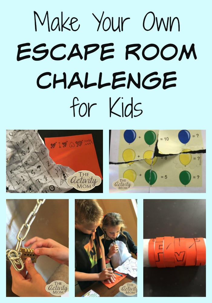 Kids Escape Room
 The Activity Mom Make Your Own Escape Room Challenge for