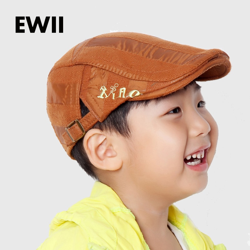 Kids Fashion Hats
 Fashion boy accessories Autumn And Winter cool flat cap