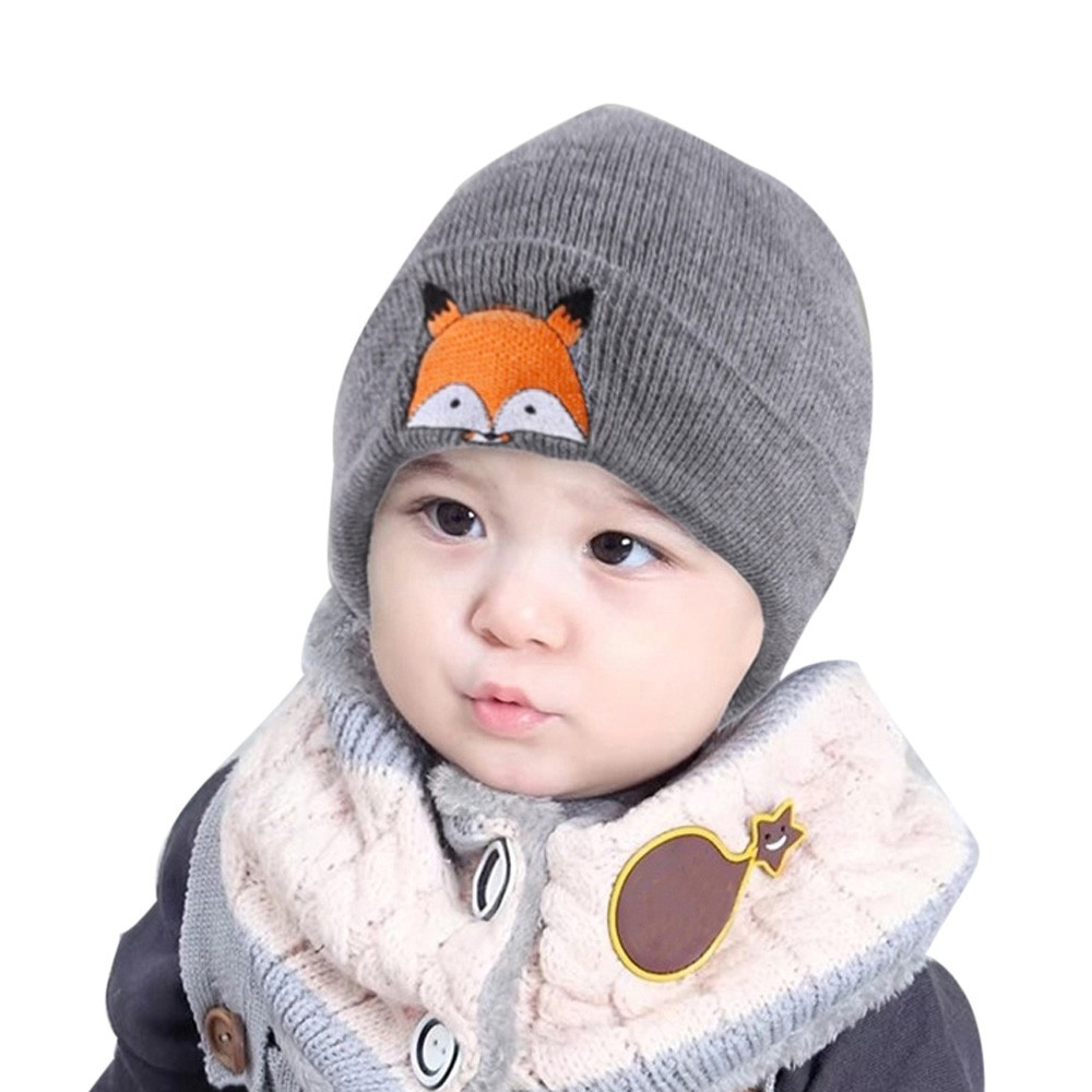 Kids Fashion Hats
 Kids Winter Hat Fashion Baby Children Cap Fox Warm Winter