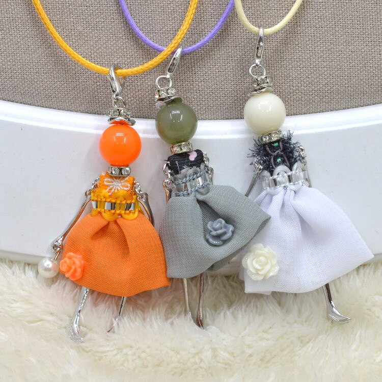 Kids Fashion Jewelry
 2015 New Fashion Kids Doll Necklace Cute Spring Kids