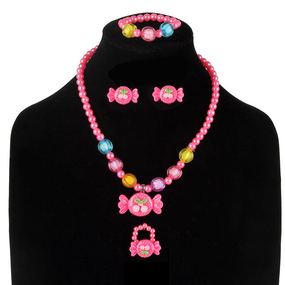 Kids Fashion Jewelry
 QIBEI Fashion Children Pretty candy Jewelry Sets Necklace