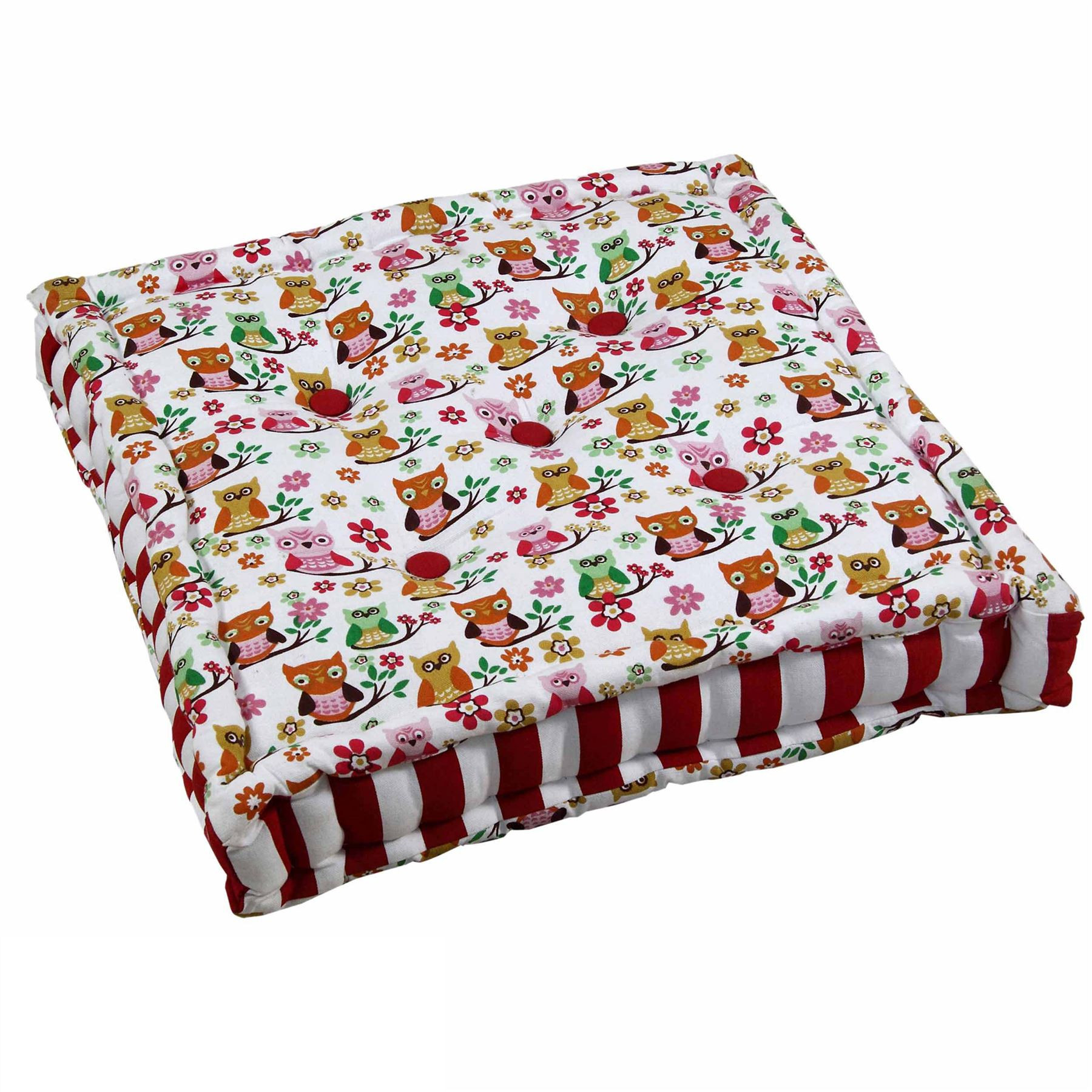 Kids Floor Chair
 Cotton Floral Floor Cushions Kids Garden Dining